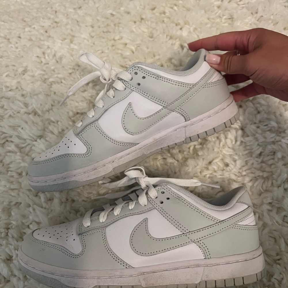 Nike White and Gray Sneakers